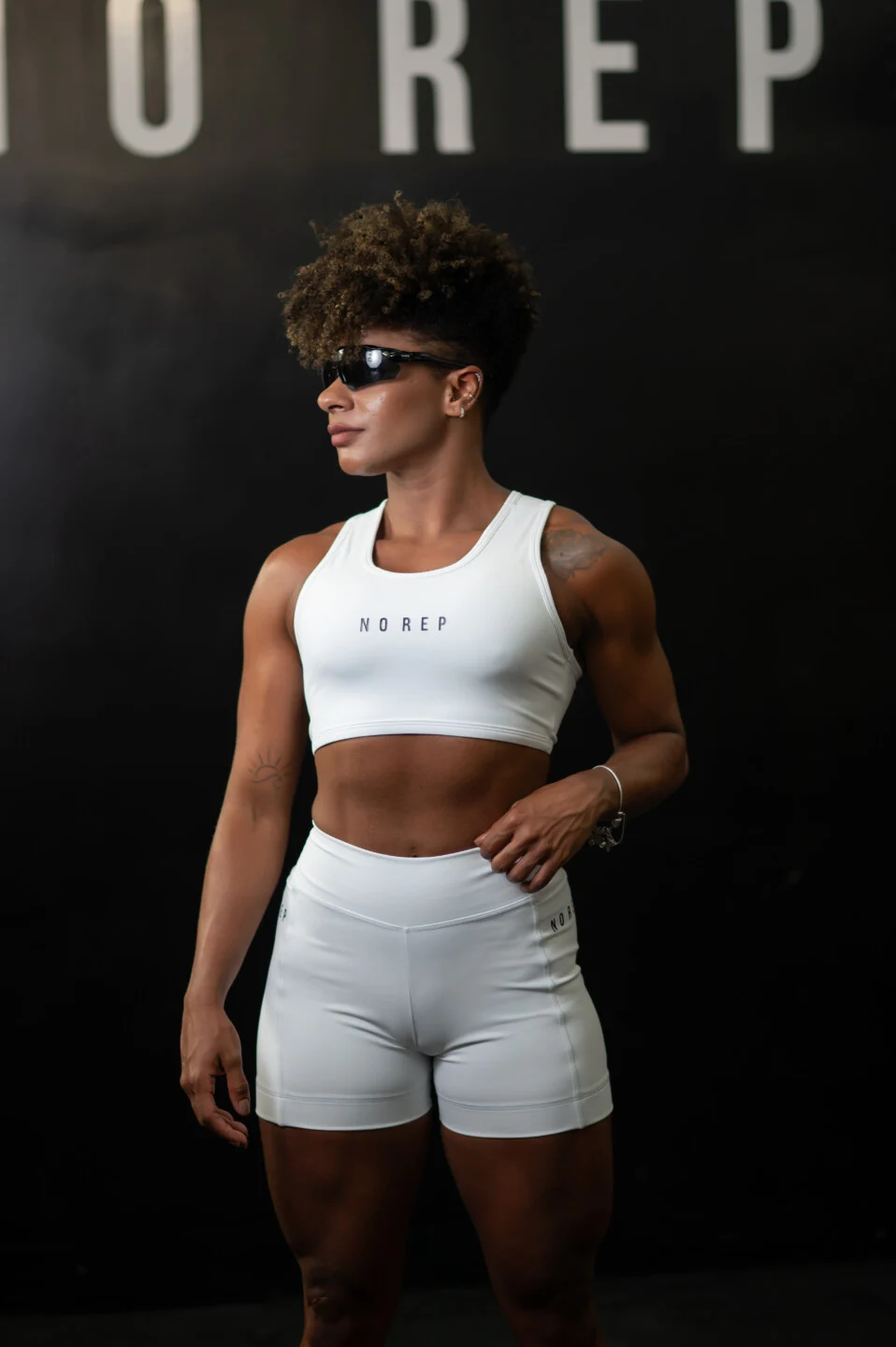 Top Cropped Run Branco